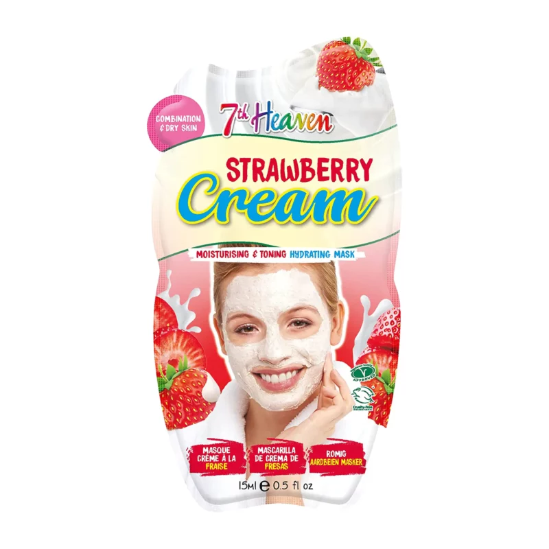 7TH HEAVEN Μάσκα Προσώπου Strawberry Cream 15ml - Femme Fatale - 7TH HEAVEN Μάσκα Προσώπου Strawberry Cream 15ml