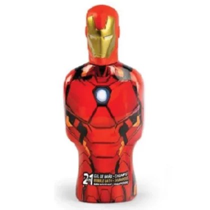 Avengers Figure Iron Man 2in1 Bubble Bath & Shampoo 350ml | - Femme Fatale - Avengers Figure Iron Man 2in1 Bubble Bath & Shampoo 350ml